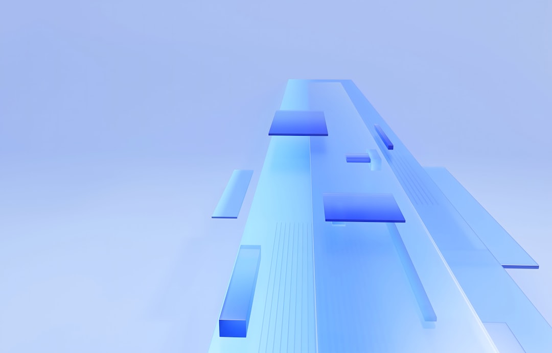 a-blue-bench-sitting-on-top-of-a-white-floor-1r5xss8aura